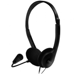 Auriculares Nox Voice One- con Micrófono- Jack 3-5- Negros