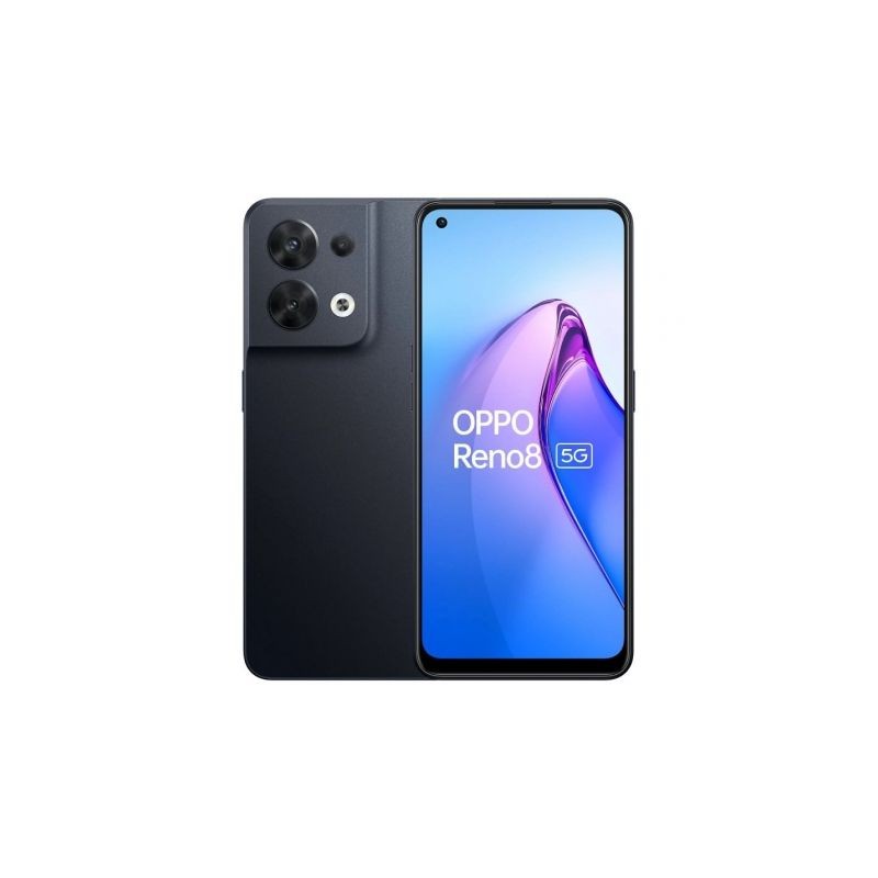 Smartphone Oppo Reno 8 8GB- 256GB- 6-43"- 5G- Negro Brillante