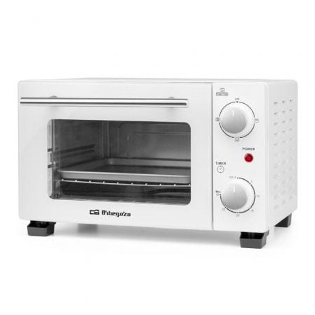 Horno de Sobremesa Orbegozo HO 975- 800W- Capacidad 10L- Blanco