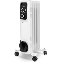 Radiador de Aceite Orbegozo RS 1000- 3 Potencias- 1000W- 5 Elementos Caloríficos