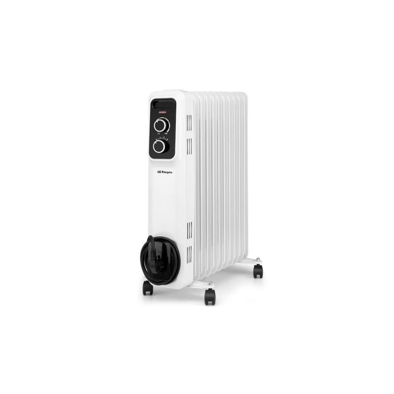 Radiador de Aceite Orbegozo RS 2500- 3 Potencias- 2500W- 11 Elementos Caloríficos