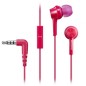 Auriculares Intrauditivos Panasonic RP-TCM105- con Micrófono- Jack 3-5- Rosas