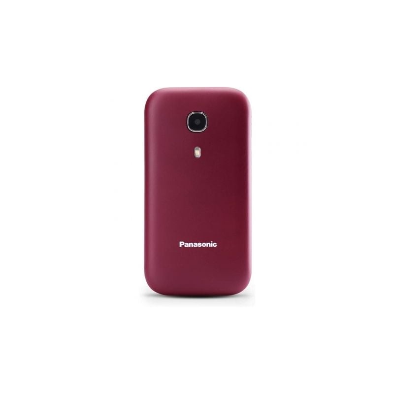 Teléfono Móvil Panasonic KX-TU400EXR para Personas Mayores- Rojo Granate