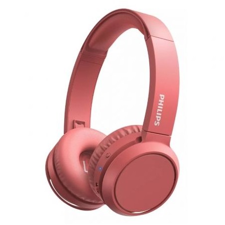 Auriculares Inalámbricos Philips TAH4205- con Micrófono- Bluetooth- Rojos