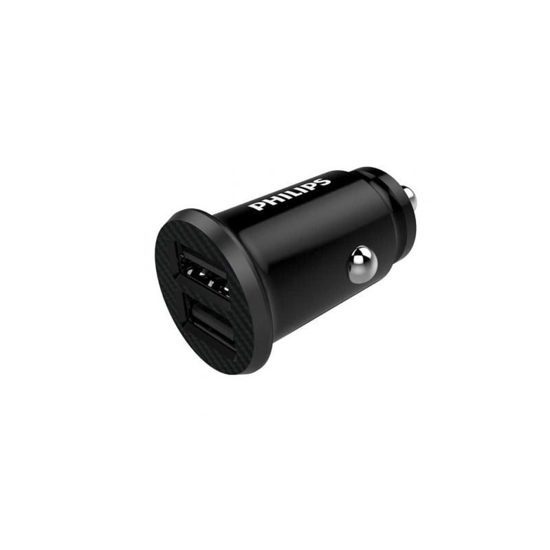 Cargador de Coche Philips DLP2510- 2xUSB- 12W