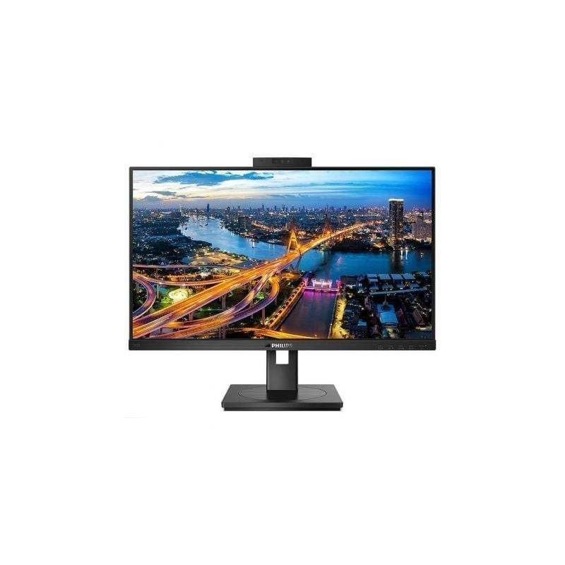 Monitor Profesional Philips 242B1H 23-8"- Full HD- Webcam- Multimedia- Negro