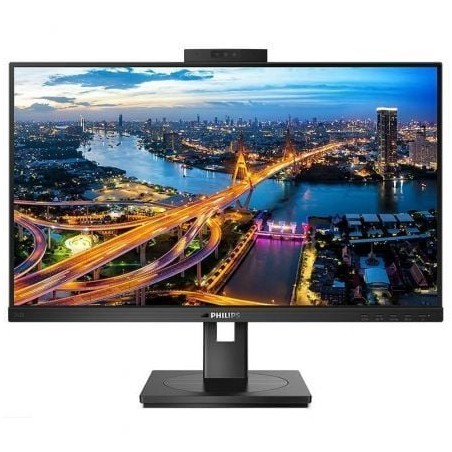 Monitor Profesional Philips 242B1H 23-8"- Full HD- Webcam- Multimedia- Negro