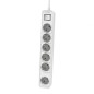 Regleta con Interruptor Philips CHP2164W-62- 6 Tomas de corriente- Cable 1-5m- Blanco