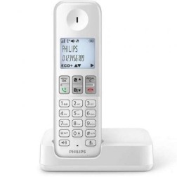 Teléfono Inalámbrico Philips D2501W-34- Blanco