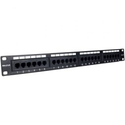 Patch Panel Phasak PU 2420- 24 Puertos- Cat-6- Altura 1U