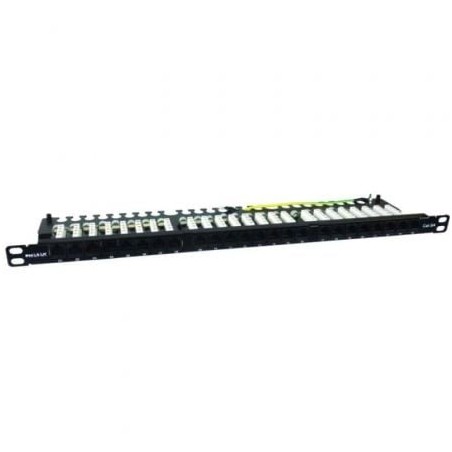 Patch Panel Phasak PU 4811- 24 Puertos- Cat-6A- Altura 0-5U