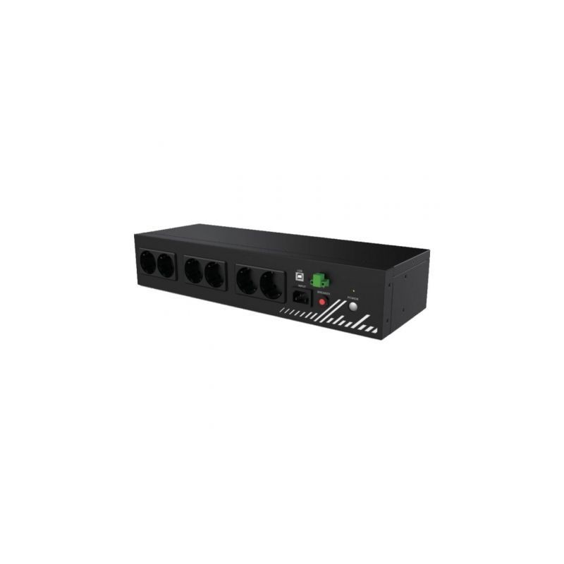 Unidad de Distribución para Alimentación Phasak COMPACT 800 VA- 9A- 8x Schuko- Formato Rack 2U