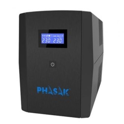 SAI Línea Interactiva Phasak SIRIUS 2260 VA Interactive- 2260VA-1320W- 4 Salidas- Formato Torre