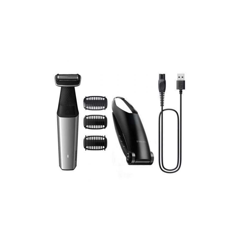 Afeitadora Philips Bodygroom Series 5000 BG5021- con Batería- 4 Accesorios