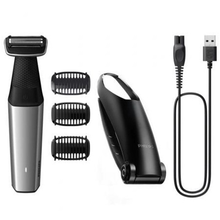 Afeitadora Philips Bodygroom Series 5000 BG5021- con Batería- 4 Accesorios