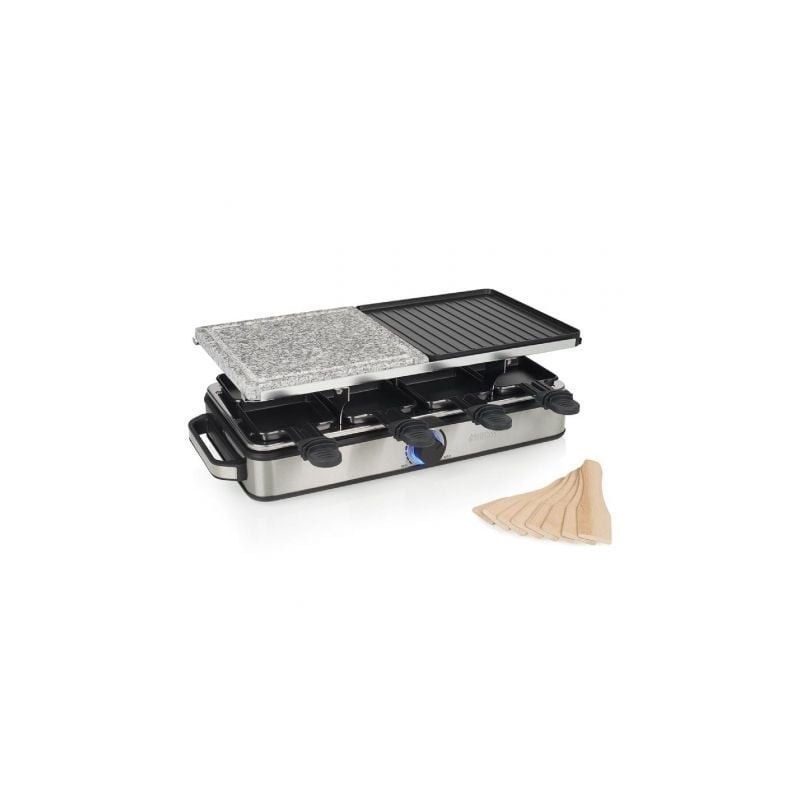 Raclette Princess Deluxe 8 162635- 1400W- Tamaño 2x 21*21cm