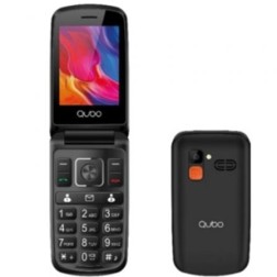 Teléfono Móvil Qubo P-210NWBKC para Personas Mayores- Negro