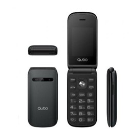 Teléfono Móvil Qubo X-209BKMKII para Personas Mayores- Negro