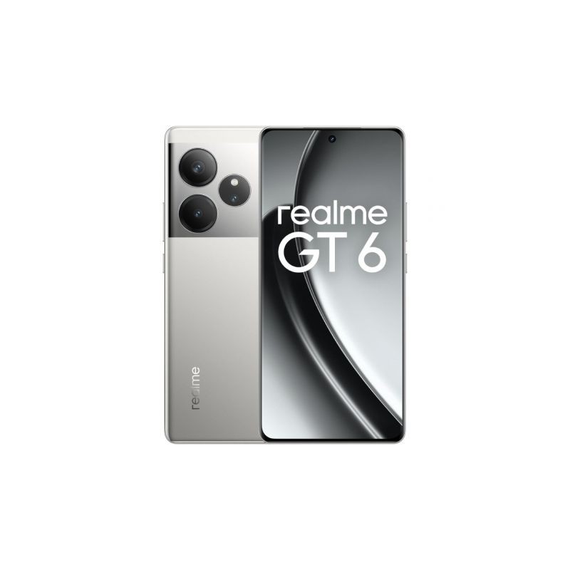 Smartphone Realme GT6 16GB- 512GB- 6-78"- 5G- Plata Fundida