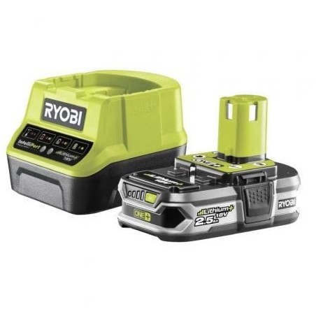 Cargador + Batería de litio Ryobi ONE+ RC18120-125- 18V 2,0Ah