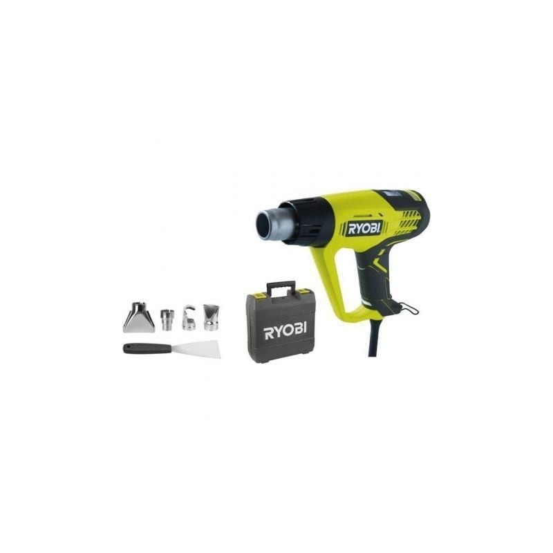 Decapador Ryobi EHG2020LCD- 2000W- Incluye 1 Rascador y 4 Boquillas