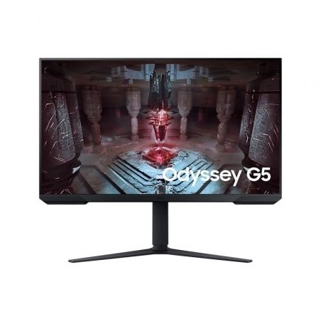 Monitor Gaming Samsung Odyssey G5 S27CG510EU 27"- QHD- 1ms- 165Hz- VA- Regulable en altura- Negro