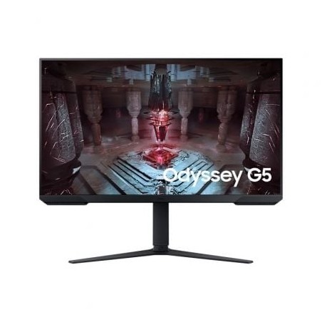 Monitor Gaming Samsung Odyssey G5 S32CG510EU 32"- QHD- 1ms- 165Hz- VA- Regulable en altura- Negro