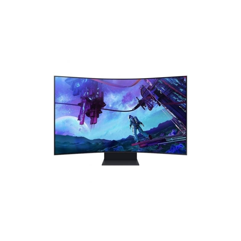 Monitor Gaming Curvo Samsung Odyssey Ark S55CG970NU 55"- 4K- 1ms- 165Hz- VA- Regulable en altura- Smart TV- Multimedia- Negro