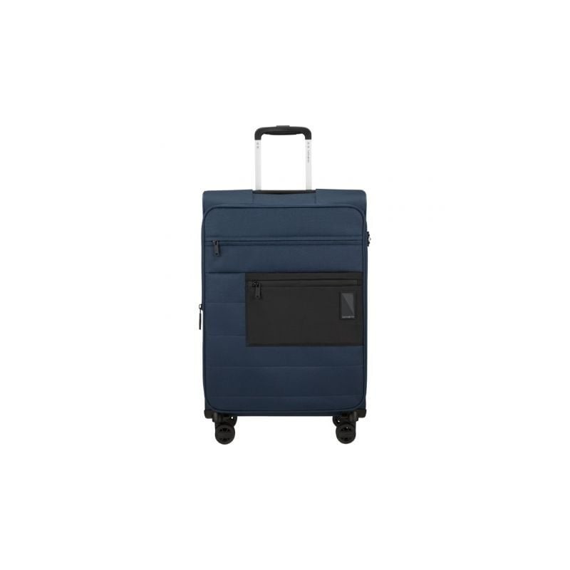 Maleta Mediana Samsonite Vaycay Spinner Expansible 66cm- 66x43x30cm- 4 Ruedas- Azul Marino