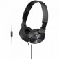 Auriculares Sony MDRZX310APB- con Micrófono- Jack 3-5- Negros