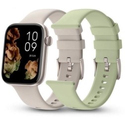 Smartwatch SPC Smartee Duo 2 9650B- Notificaciones- Frecuencia Cardíaca- Blanco- Incluye Correa Extra