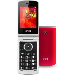 Teléfono Móvil SPC Opal para Personas Mayores- Rojo