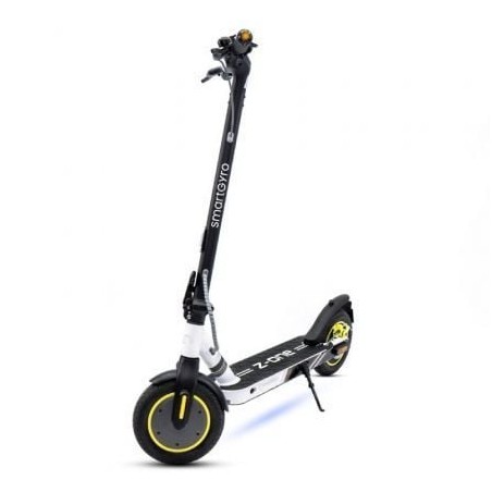 Patinete Eléctrico SmartGyro Z-ONE Certificado- Motor 400W- Ruedas 10"- 25km-h- Autonomía 30km- Gris