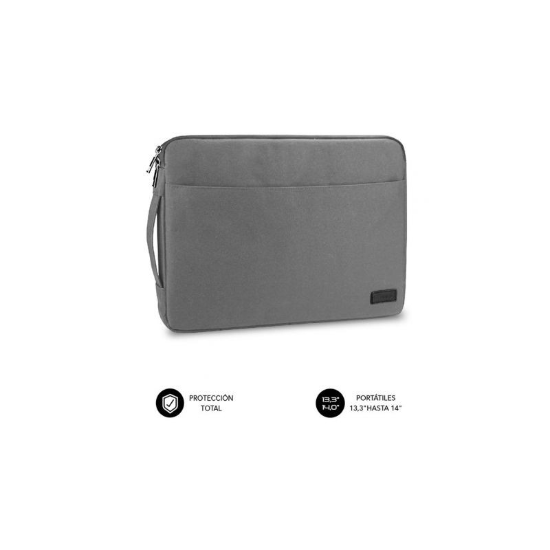 Funda Subblim Urban Laptop Sleeve para Portátiles hasta 14"- Gris