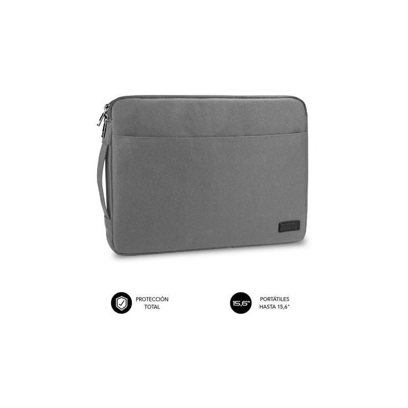 Funda Subblim Urban Laptop Sleeve para Portátiles hasta 15-6"- Gris