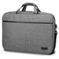 Maletín Subblim Elite Laptop Bag para Portátiles hasta 14"- Cinta para Trolley- Gris