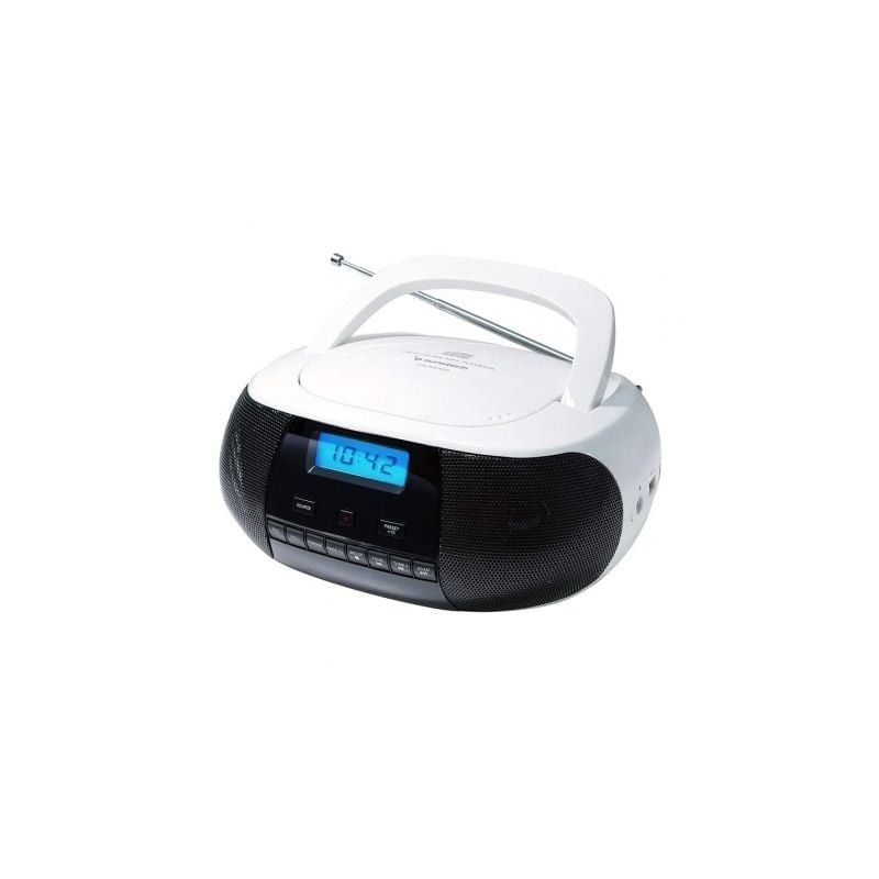 Radio CD Sunstech CRUSM400WT- Blanca