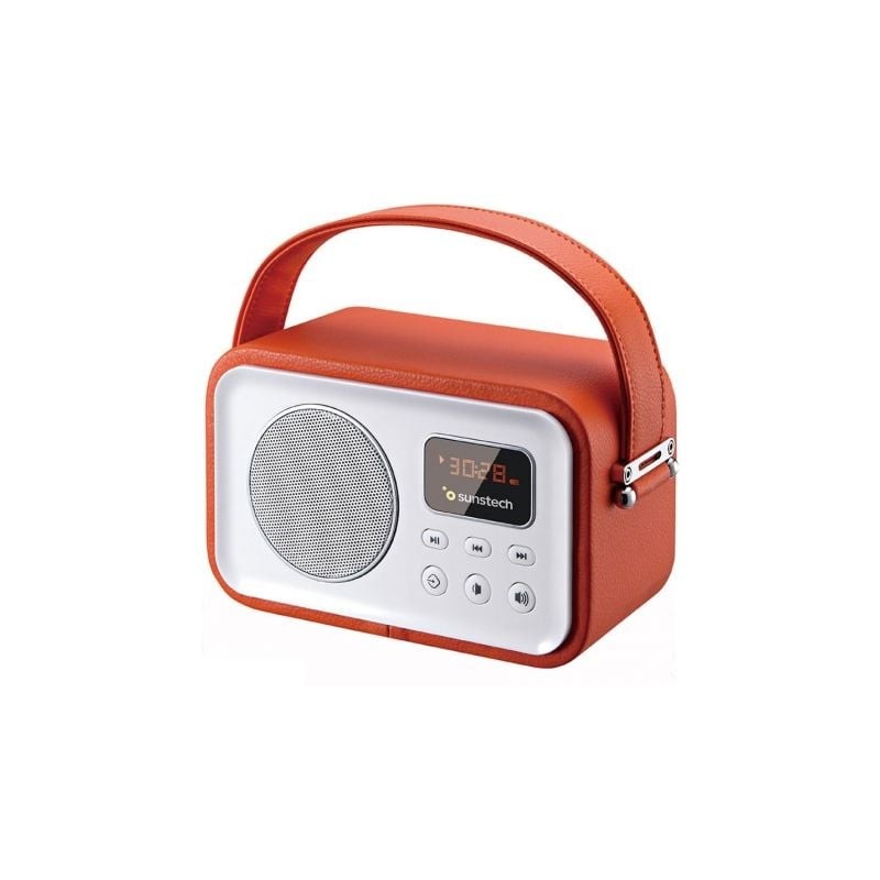 Radio Portátil Sunstech RPBT450- Roja