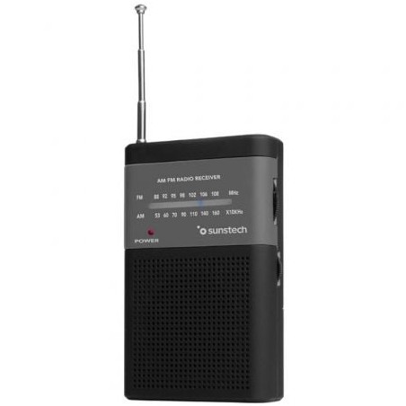 Radio Portátil Sunstech RPS42BLISBK- Negra