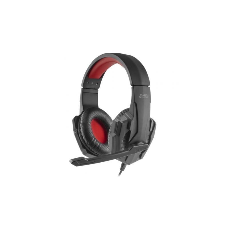 Auriculares Gaming con Micrófono Mars Gaming MH020- Jack 3-5- Rojos