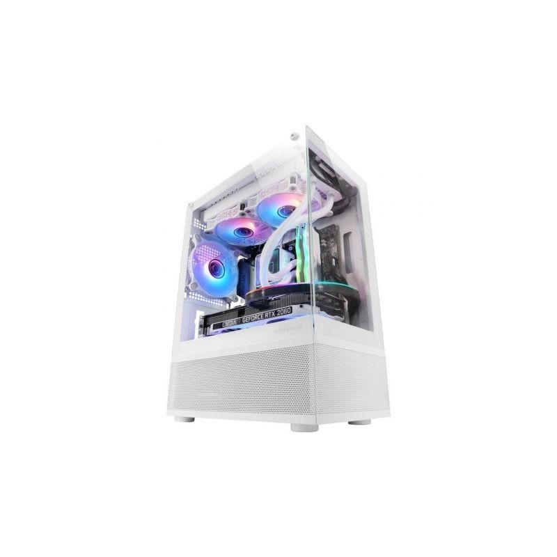 Caja Gaming Minitorre Mars Gaming MC-SE- Blanca