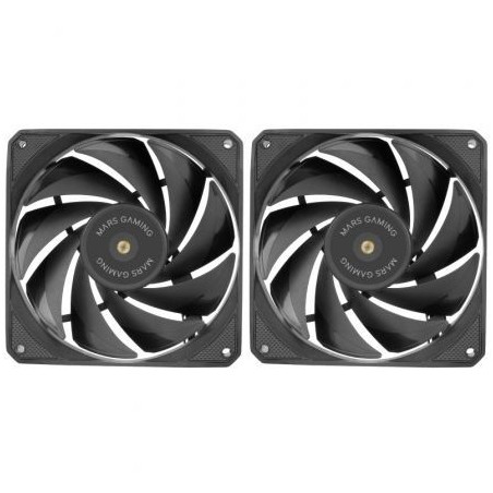 Pack 2 Ventiladores Mars Gaming MF-NCLX2- 12cm