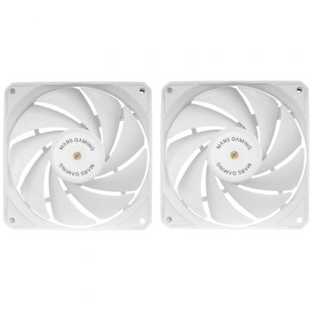 Pack 2 Ventiladores Mars Gaming MF-NCLX2- 12cm