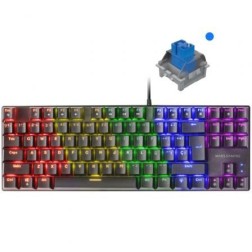 Teclado Gaming Mecánico Mars Gaming MK80BES- Switch Azul