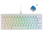 Teclado Gaming Mecánico Mars Gaming MKMINIPRO- Switch Azul- Blanco