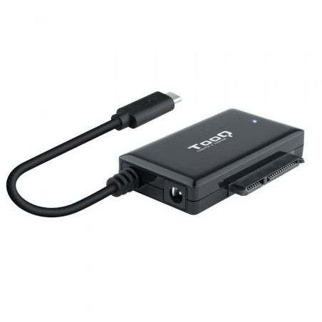 Adaptador para Discos Duros 2-5"-3-5" TooQ TQHDA-02C- USB Tipo-C Macho - SATA