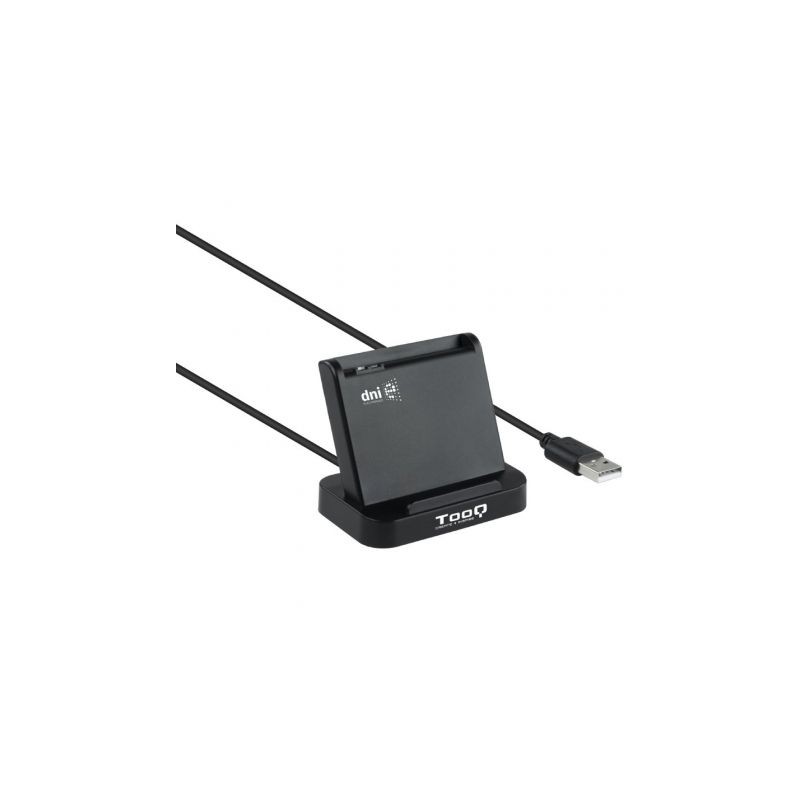 Lector de DNI TooQ TQR-220B- USB 2-0- Negro