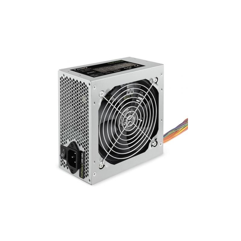 Fuente de Alimentación Tooq TQEP-500SSE-O OEM- 500W- Ventilador 12cm