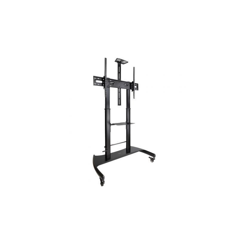 Soporte de Pie Inclinable-Nivelable con Ruedas TooQ FS20404HM-B para TV de 60-100"- hasta 100kg