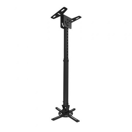 Soporte de Techo para Proyector TooQ PJ3030TN-B- Inclinable-Giratorio-Nivelable- hasta 20kg